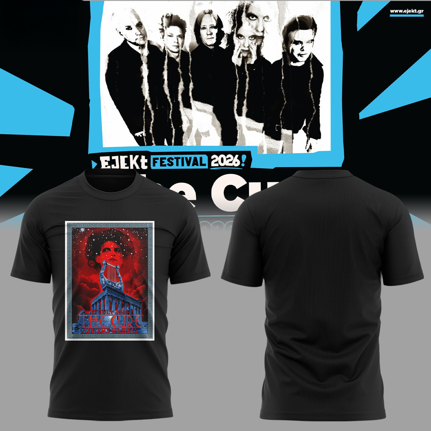 Ejekt Festival Athens 2026 Limited Edition Graphic T Shirt