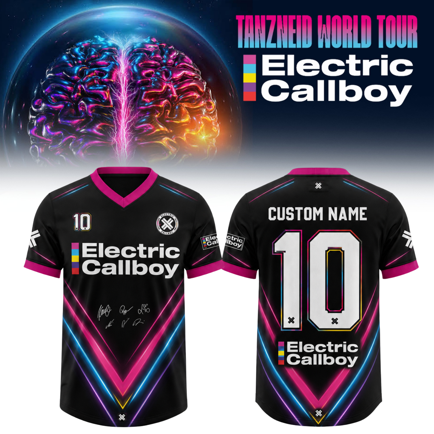 Electric Callboy Tanzneid World Tour 2026 Signed Jersey Custom Name Personalized Concert Tour Fan Apparel 1 - Unicasport Electric Callboy Tanzneid World Tour 2026 Signed Jersey Custom Name Personalized Concert Tour Fan Apparel