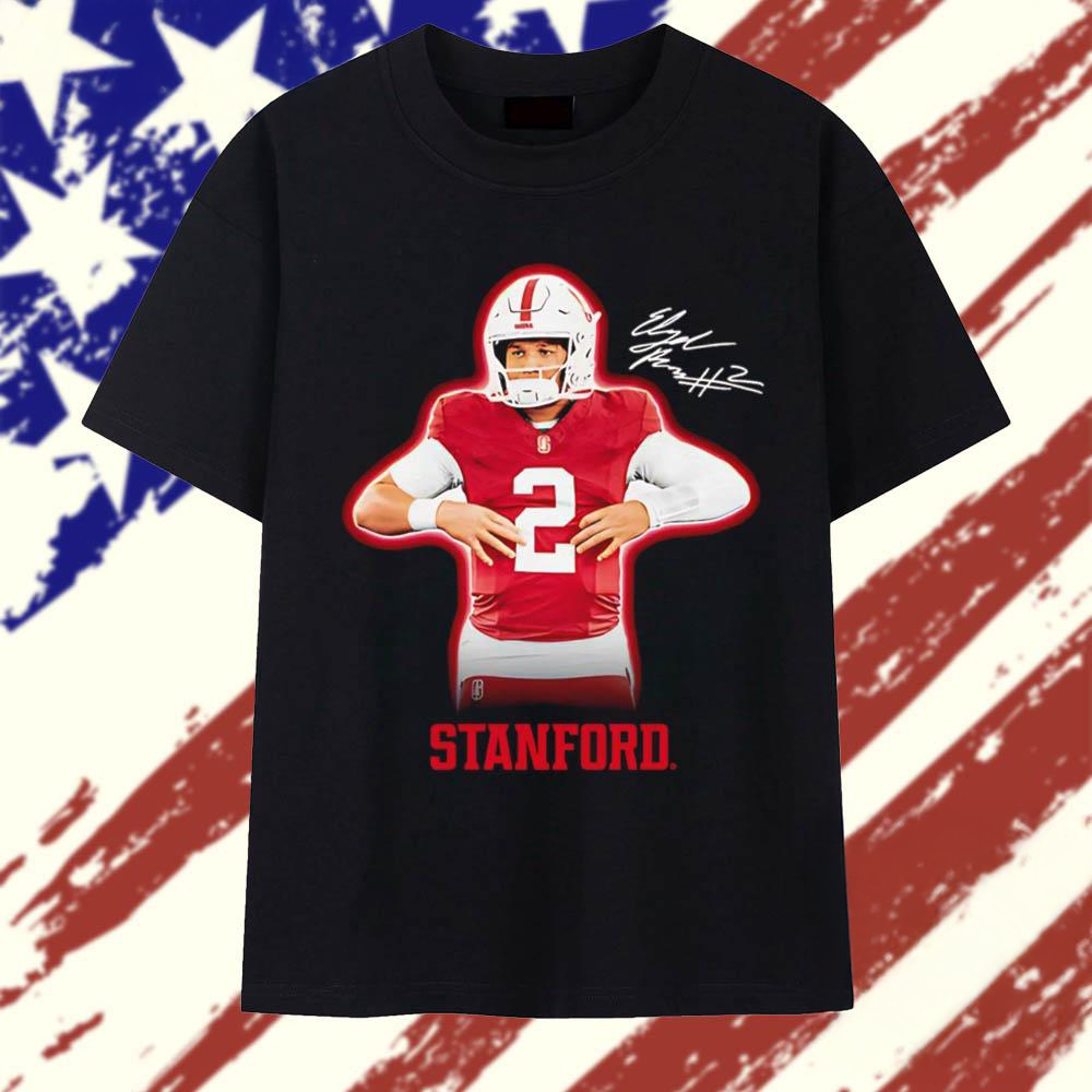 Elijah Brown Stanford Cardinal Portrait NCAA T Shirt