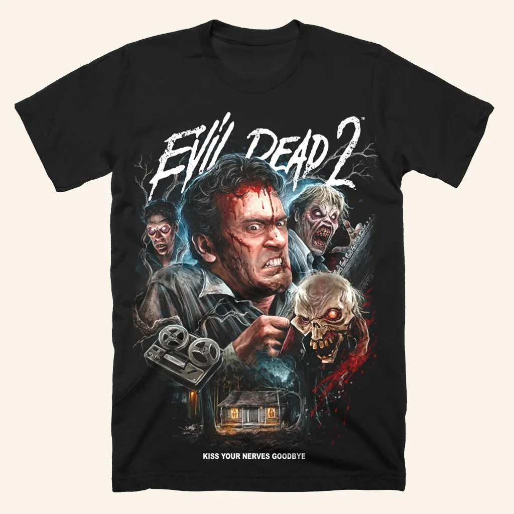 Evil Dead 2 The Cabin Crew TShirt Halloween Tee Shirts For Adults Gifts For Dad