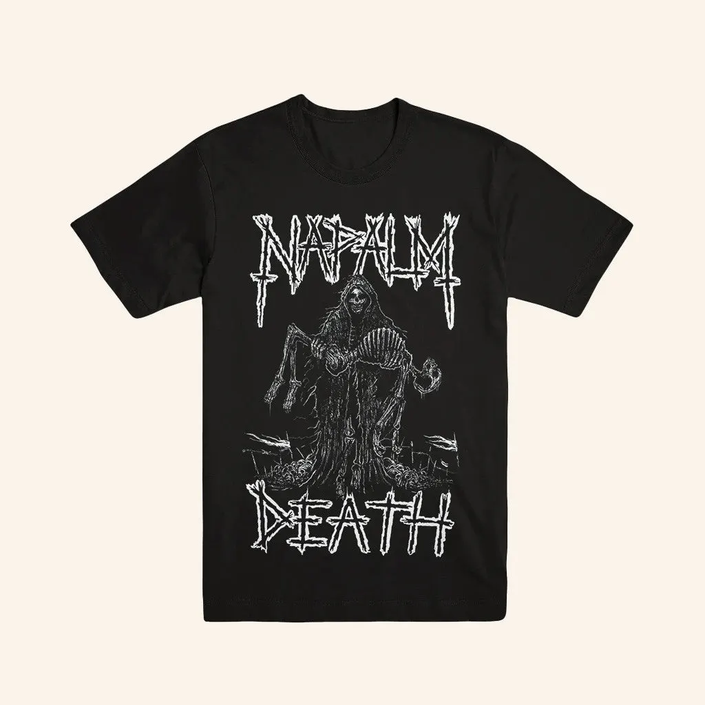 Evil Greed Merch Napalm Death Reaper TShirt Gifts For Dudes