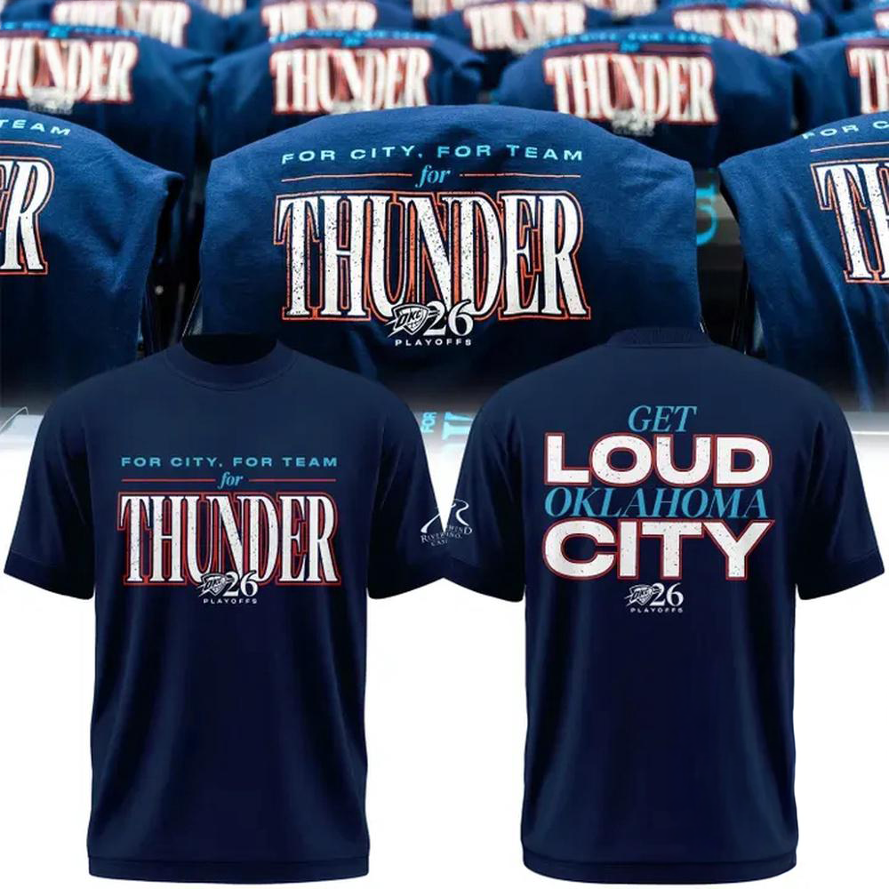 Exclusive 2026 Oklahoma City Thunder Playoffs Round 2 Game 2 Limited Edition 3D Shirt