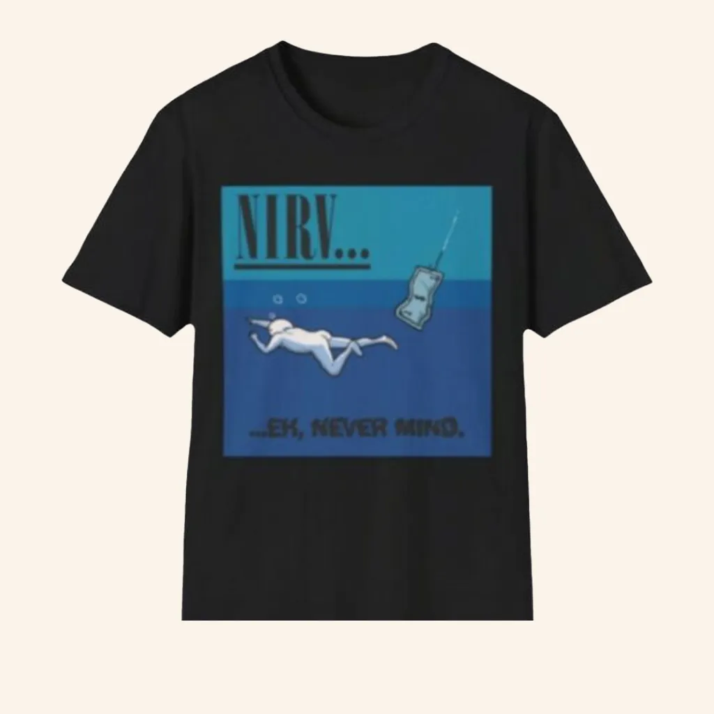 Explosm Merch Nevermind TShirt Christmas Present For Husband