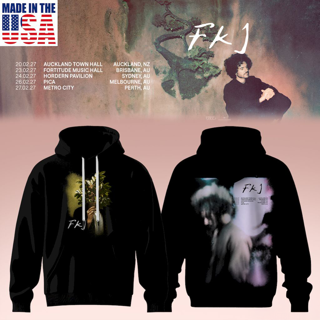 FKJ AUNZ Tour 2027 Collector Hoodie Merchandise Collection