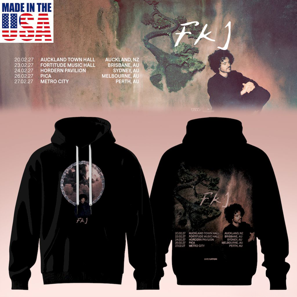 FKJ AUNZ Tour 2027 Exclusive Fan Hoodie Collection