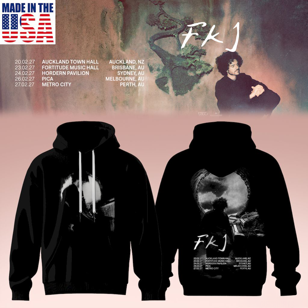 FKJ AUNZ Tour 2027 Official Concert Hoodie Collection