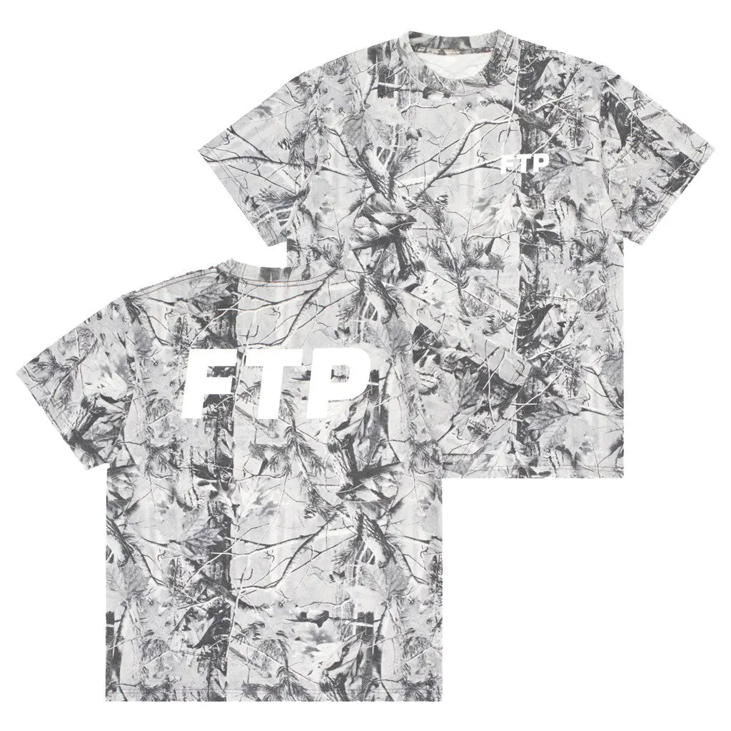 FTP Merch Gray Tree Camo Logo TShirt Fthepopulation Merch Gifts For Him