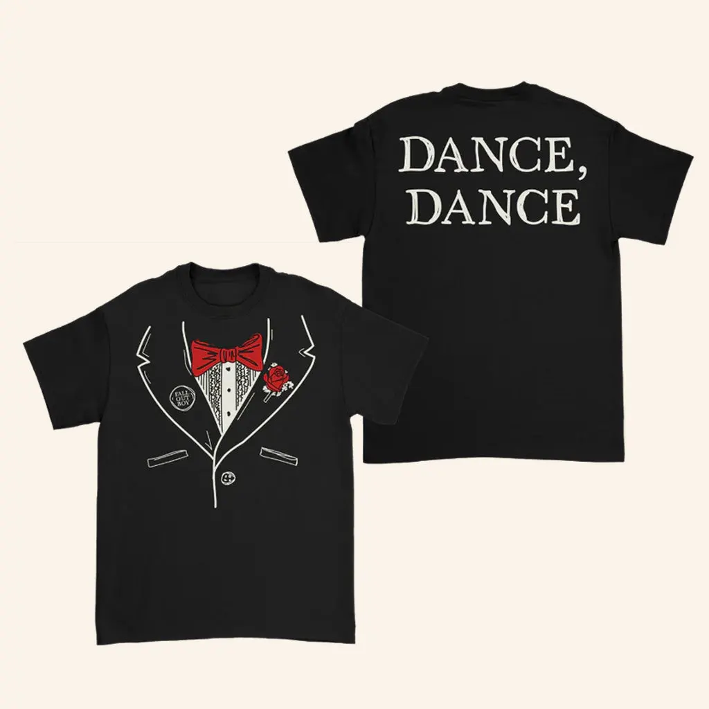 Fall Out Boy Merch Dance Dance Tuxedo TShirt Best Gifts For Him
