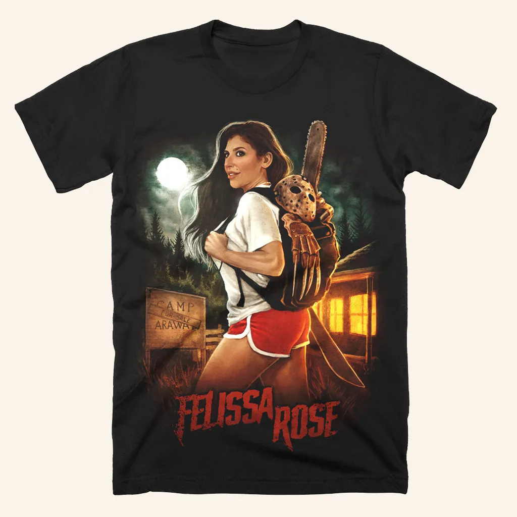 Felissa Rose Happy Camper TShirt Halloween Apparel Best Gifts For Sister
