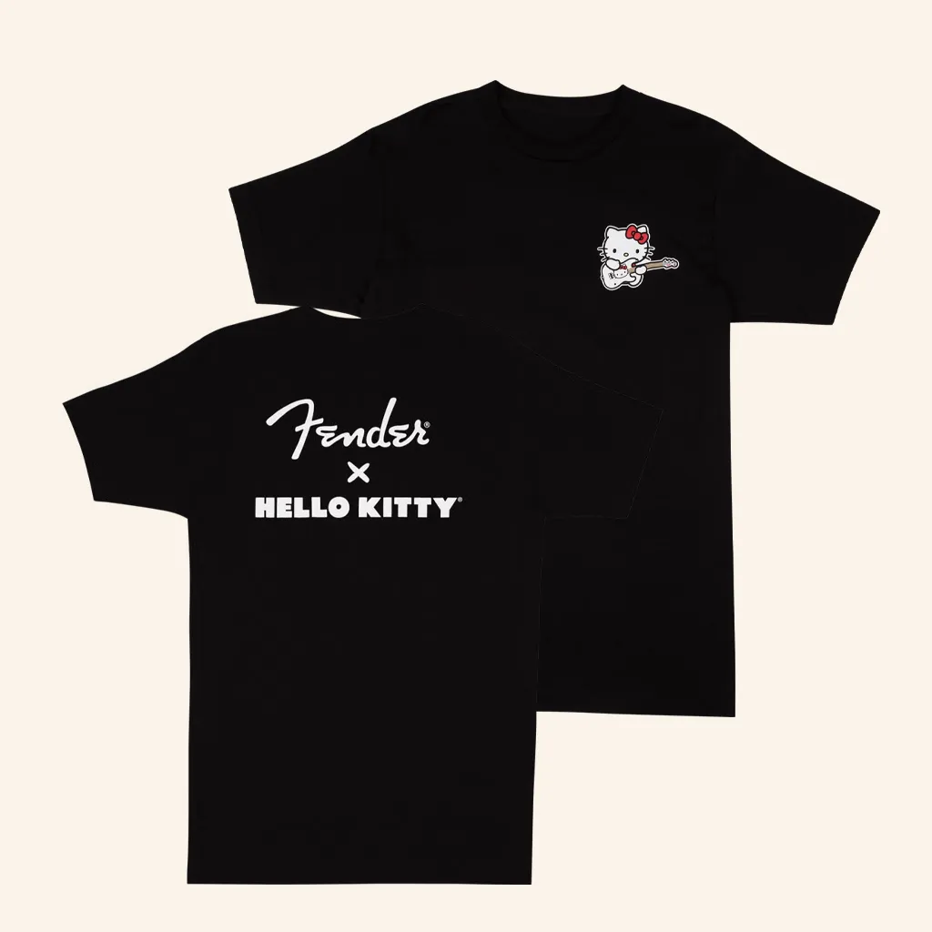 Fender Merch Fender Hello Kitty Graphic TShirt Christmas Gifts For Daughter