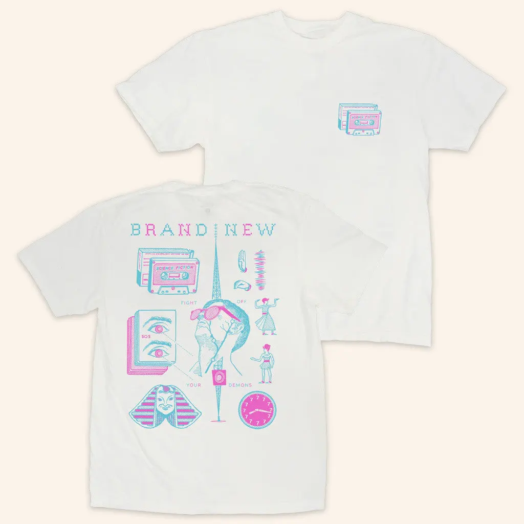 Fightoffyourdemons Merch Brand New Science Fiction Mixtape TShirt Friends Gifts