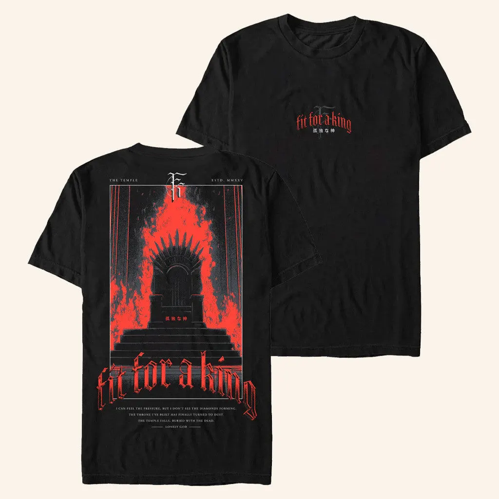 Fit For A King Merch Throne TShirt Unique Gifts For Husband