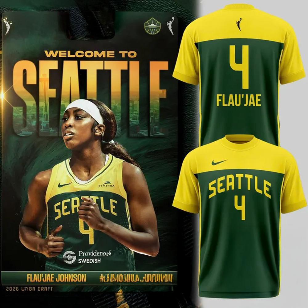 Flaujae Johnson Seattle Storm 2026 T Shirt