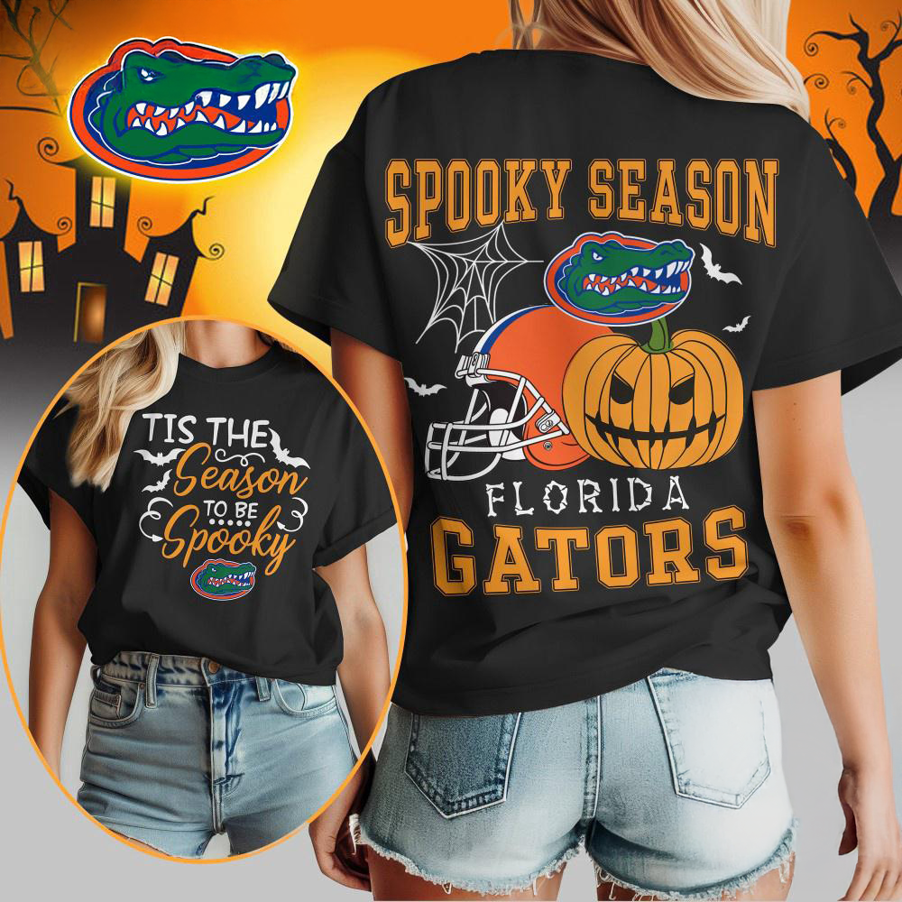 Florida Gators 2025 NCAA Halloween Spooky Season Vintage T Shirt