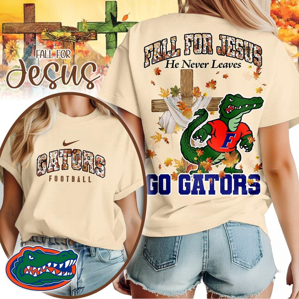 Florida Gators 2025 NCAA Season Fall For Jesus Unisex 3D Shirt