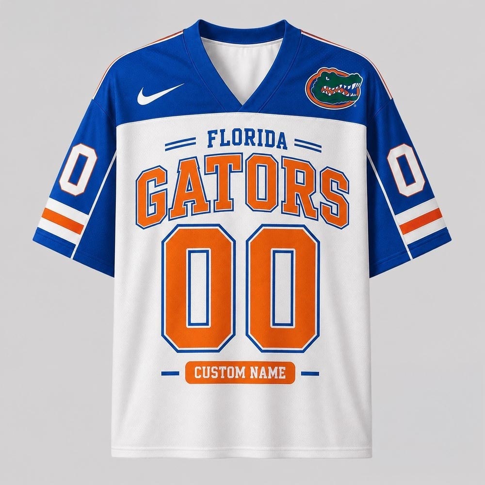 Florida Gators NCAA College Team Pride Personalized Football Jersey Custom Name Number College Fan Apparel 1 - Unicasport Florida Gators NCAA College Team Pride Personalized Football Jersey Custom Name Number College Fan Apparel