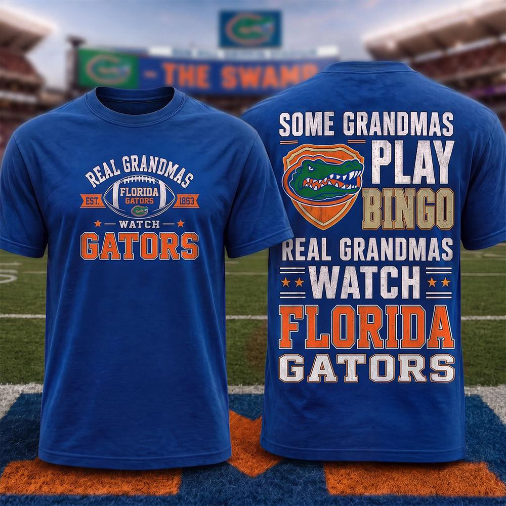 Florida Gators NCAA Real Grandma Team Unisex 3D All Over Print Shirt