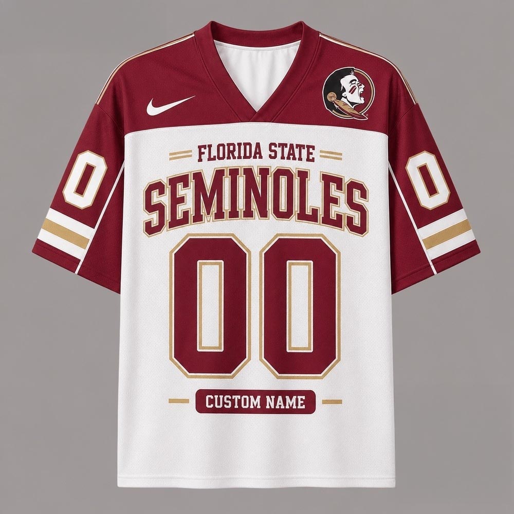 Florida State Seminoles NCAA College Team Pride Personalized Football Jersey Custom College Game Day Fan Apparel 1 - Unicasport Florida State Seminoles NCAA College Team Pride Personalized Football Jersey Custom College Game Day Fan Apparel