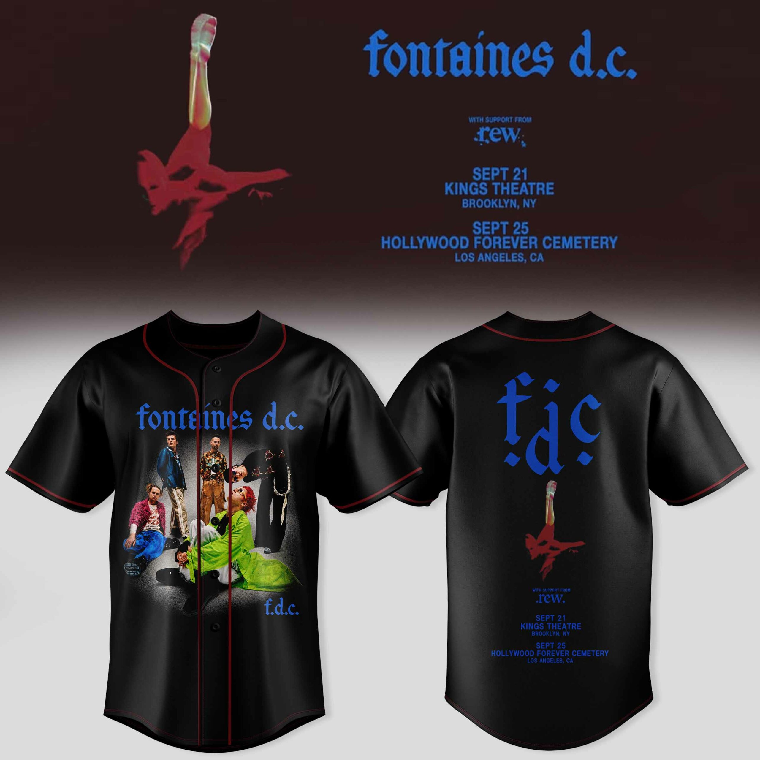 Fontaines DC Romance Collection Jersey Rock Music Fan Collectible Apparel 1 - Unicasport Fontaines DC Romance Collection Jersey Rock Music Fan Collectible Apparel