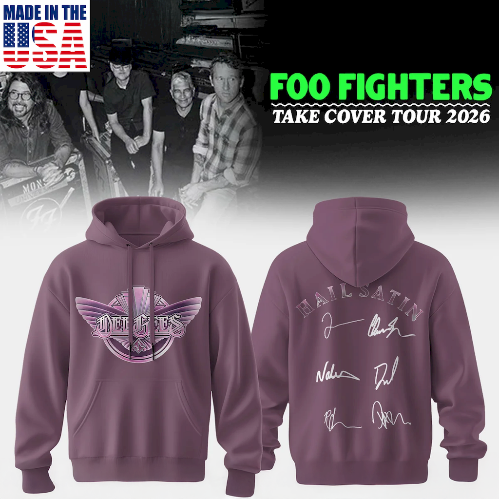 Foo Fighters Take Cover Tour Collector Graphic Hoodie Collection