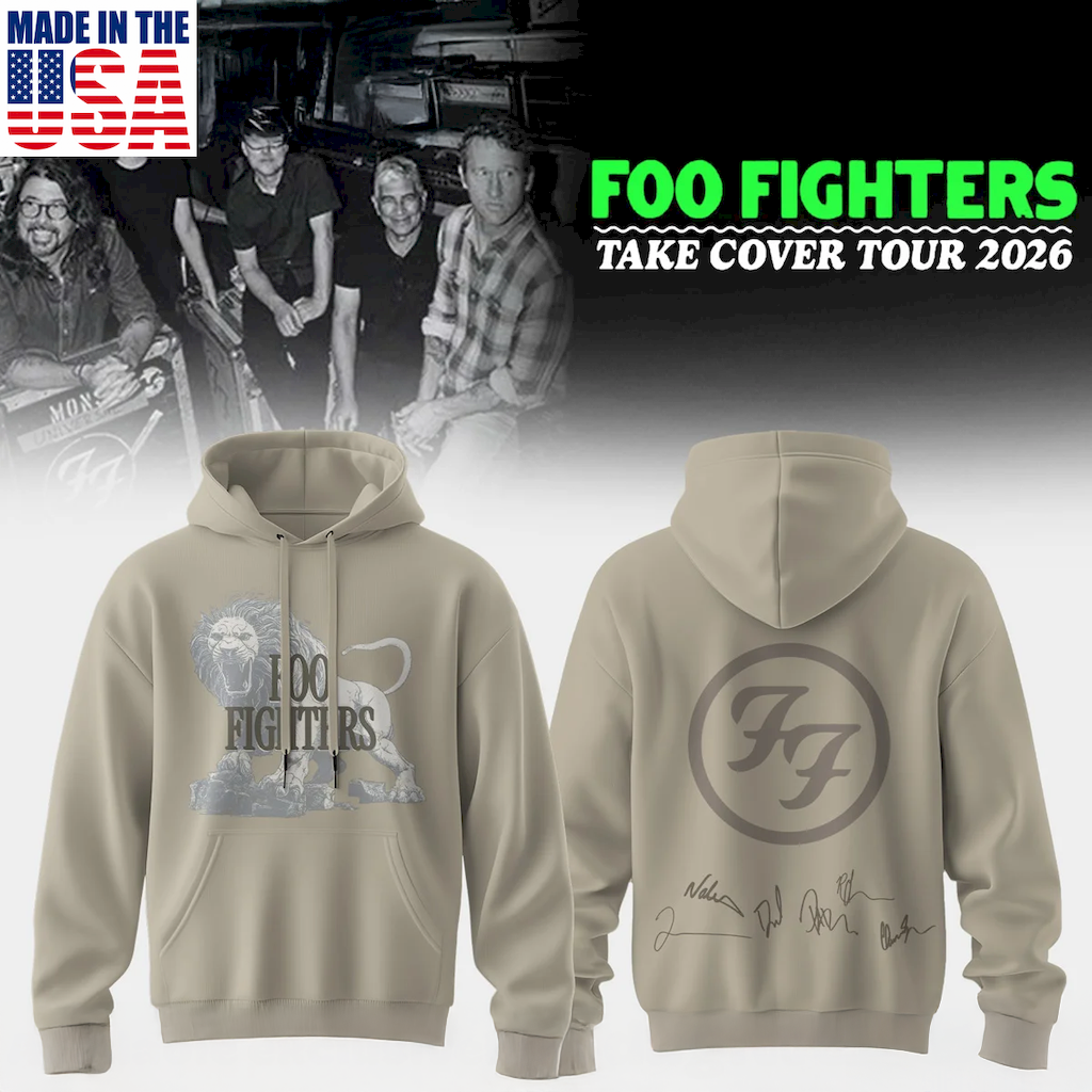 Foo Fighters Take Cover Tour Collector Shirt And Hoodie Edition