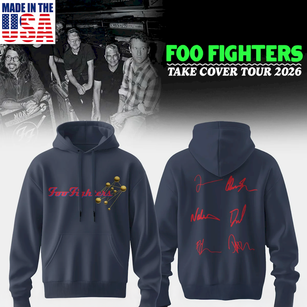 Foo Fighters Take Cover Tour Exclusive Merchandise Hoodie Collection
