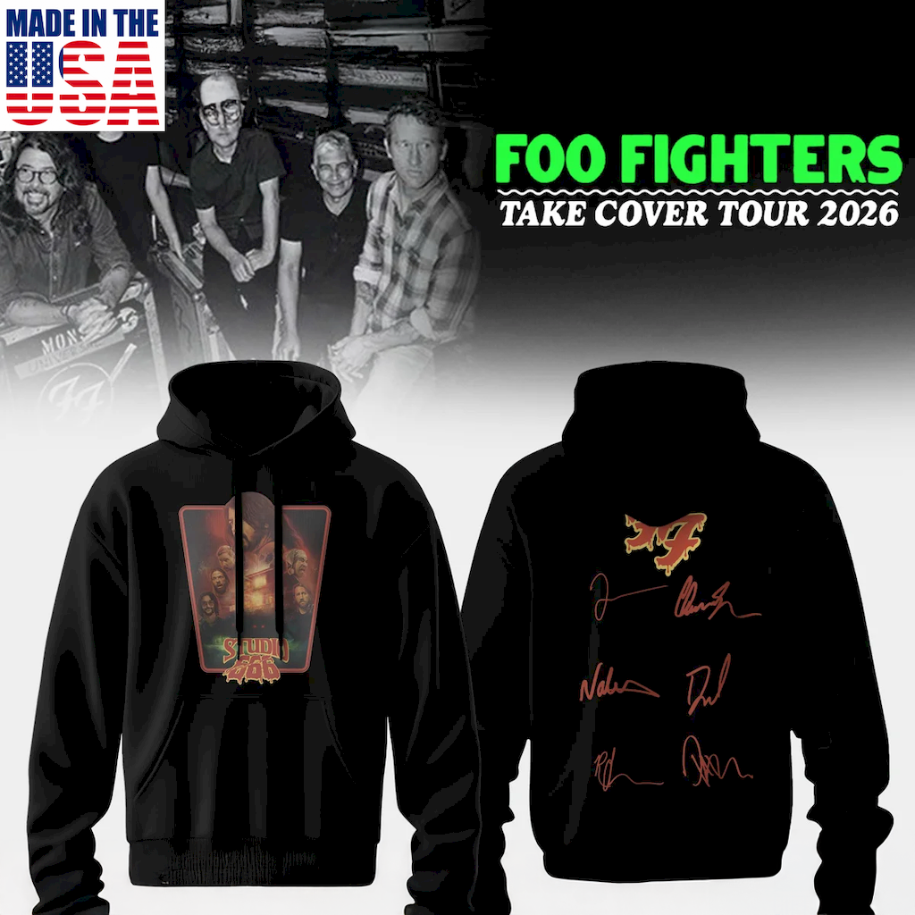 Foo Fighters Take Cover Tour Official Shirt And Hoodie Collection