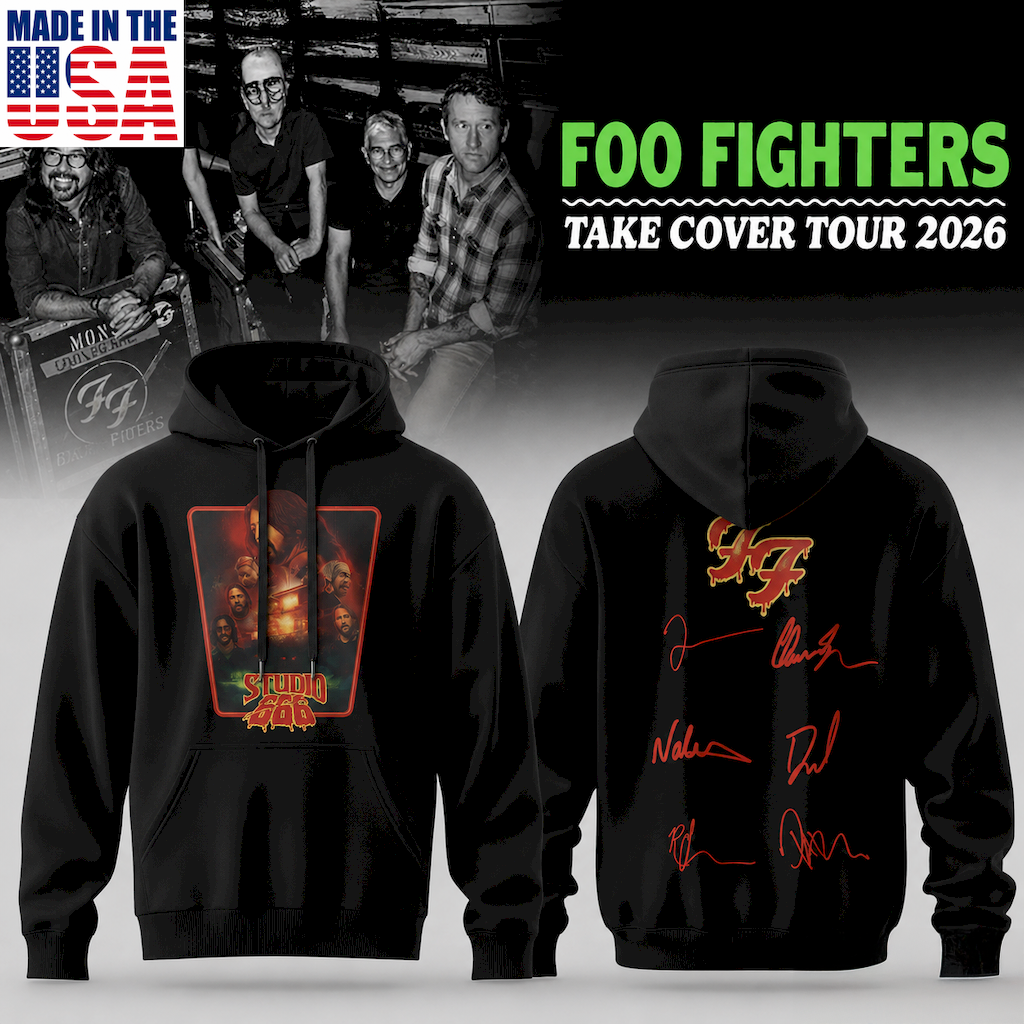 Foo Fighters Take Cover Tour Premium Shirt And Hoodie Collection