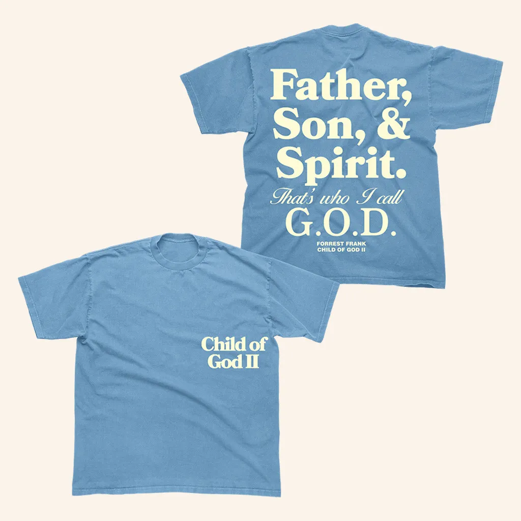 Forrest Frank Merch Child Of God II TShirt Christmas Presents For Dad