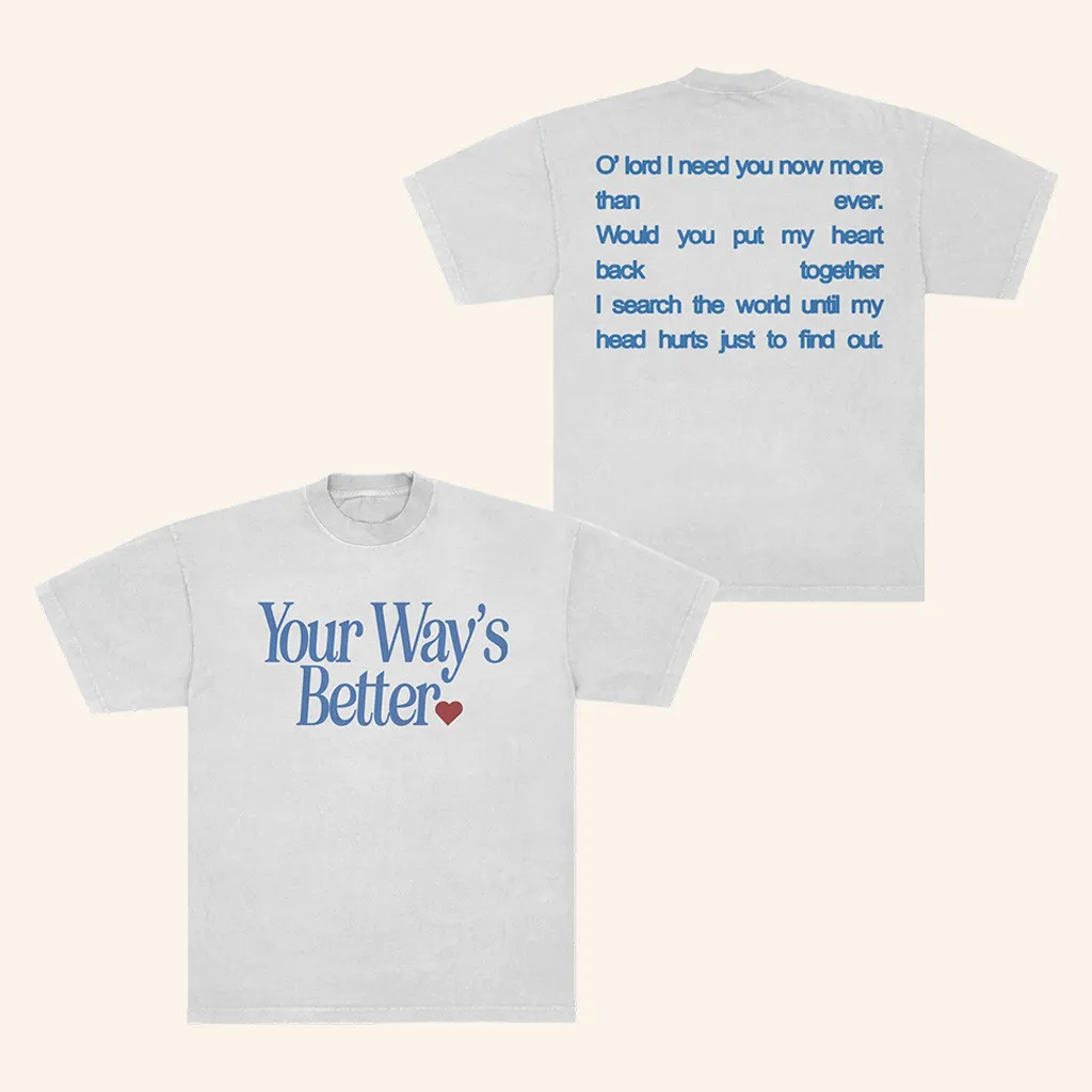 Forrest Frank Merch Child Of God Shirt Your Ways Better White TShirt Forrest Frank Tour Merch