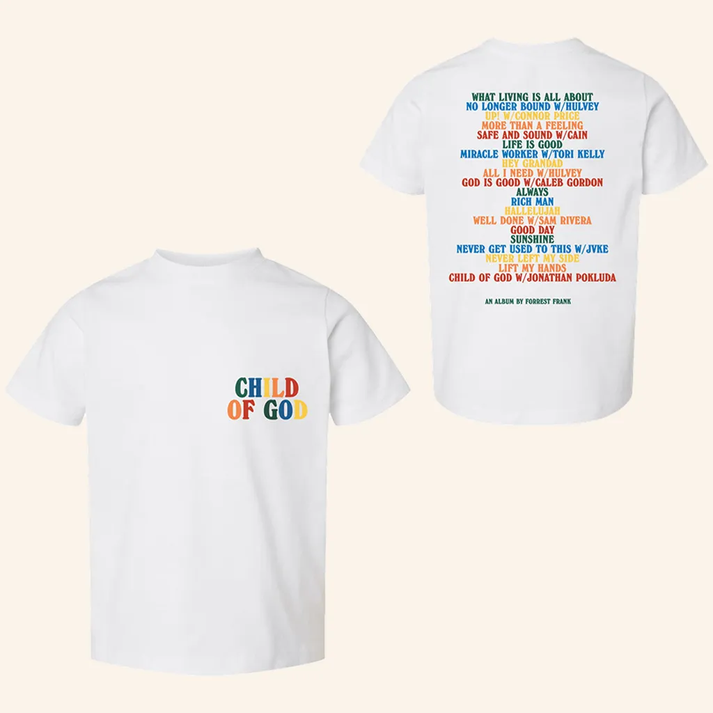 Forrest Frank Merch Child Of God TShirt Forrest Frank Tour Merch Gifts For Music Fans