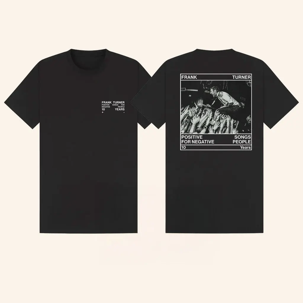 Frank Turner Merch Positive Songs For Negative People 10Th Anniversary TShirt Gifts For Fan