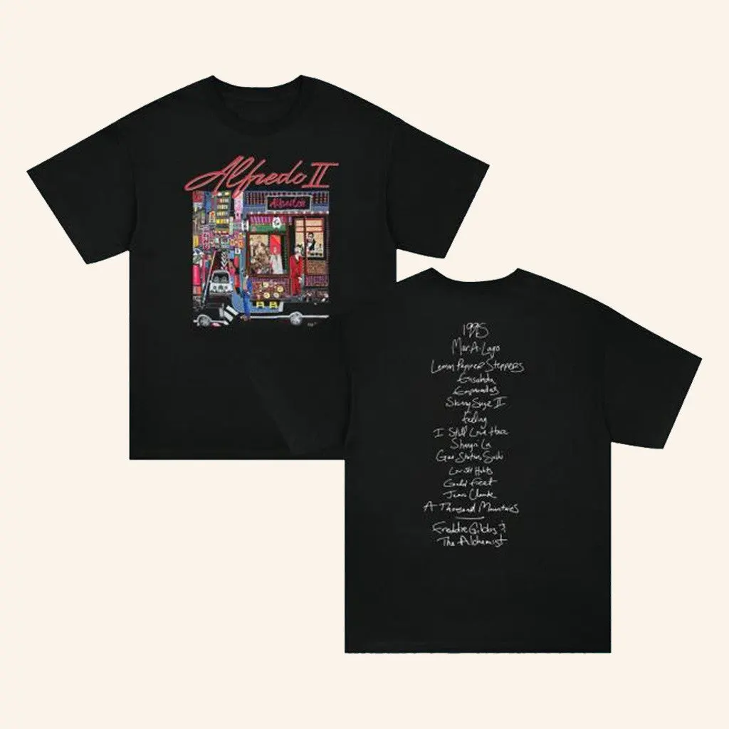 Freddie Gibbs Merch Alfredo II Tracklist TShirt Gifts For Friends