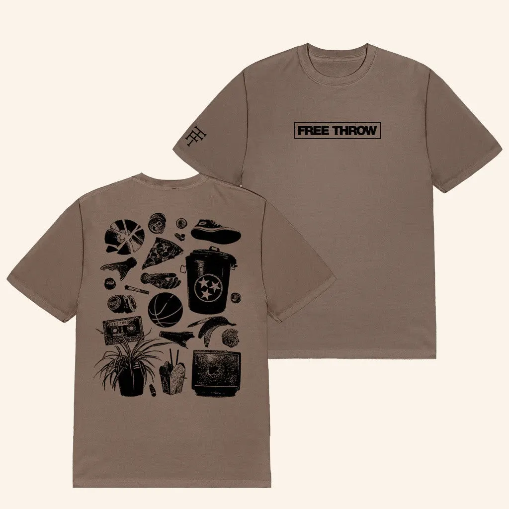 Free Throw Band Merch Collage TShirt Gifts For Husband