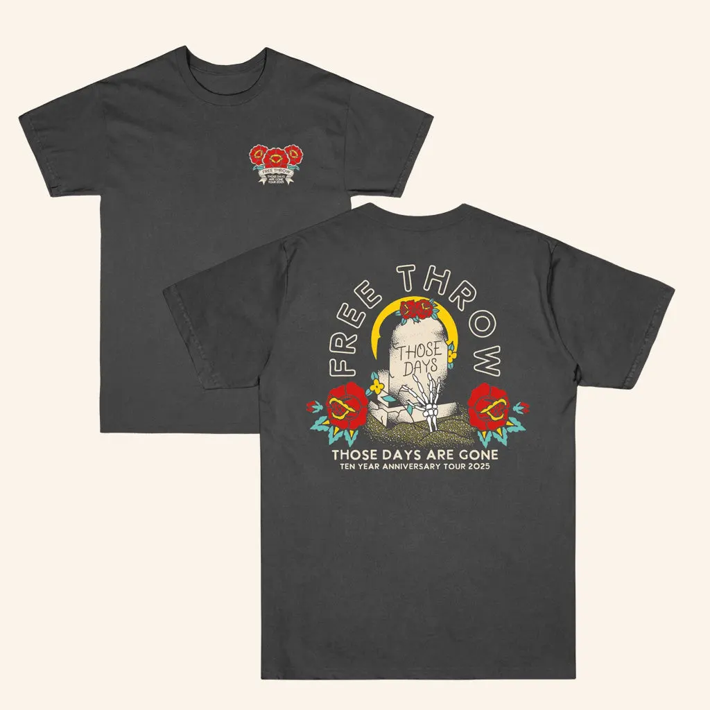 Free Throw Band Merch Grave TShirt Gifts For Fans