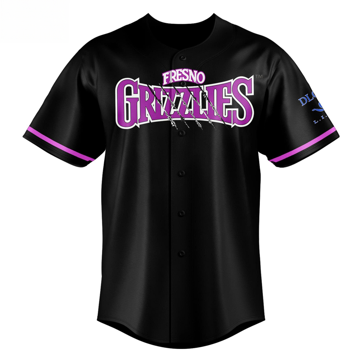 Fresno Grizzlies 25th Anniversary Downtown Limited Edition Baseball Jersey