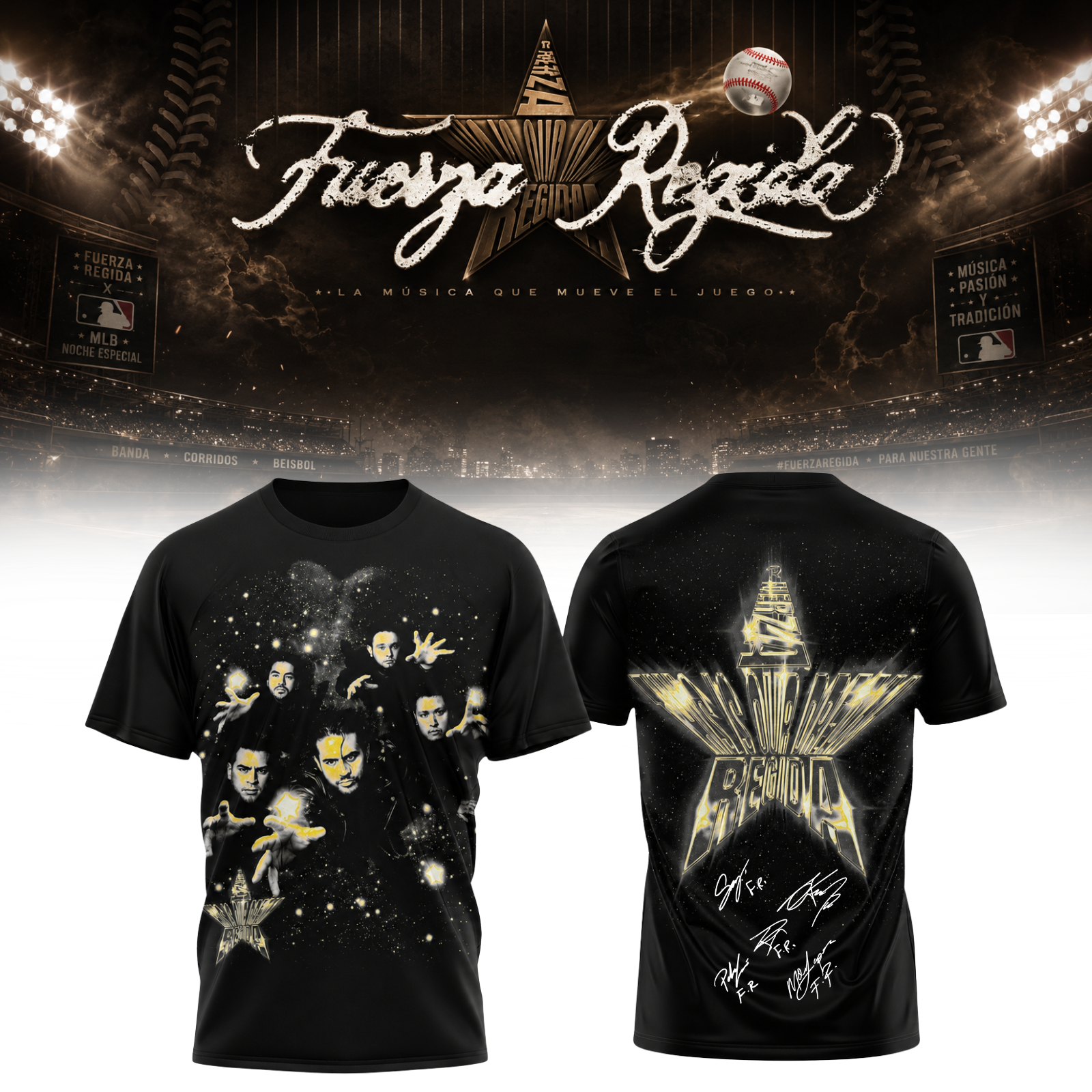 Fuerza Regida This Is Our Dream Stadium Tour 2026 Premium Concert Tshirt