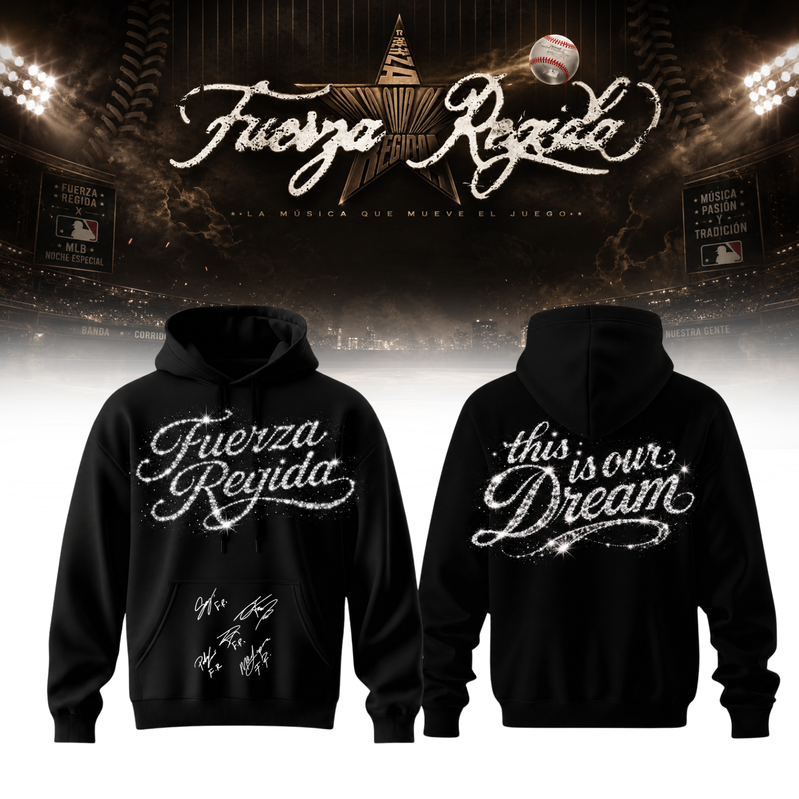 Fuerza Regida This Is Our Dream Stadium Tour 2026 Premium Fan Hoodie