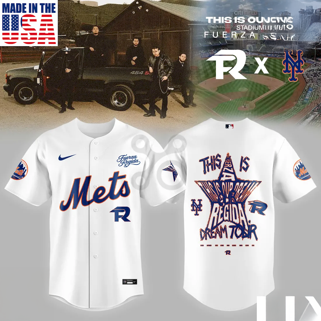 Fuerza Regida x New York Mets Limited Edition Baseball Jersey