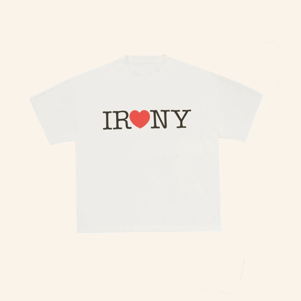 Fugazi Merch Irony White TShirt Best Gifts For Girlfriend