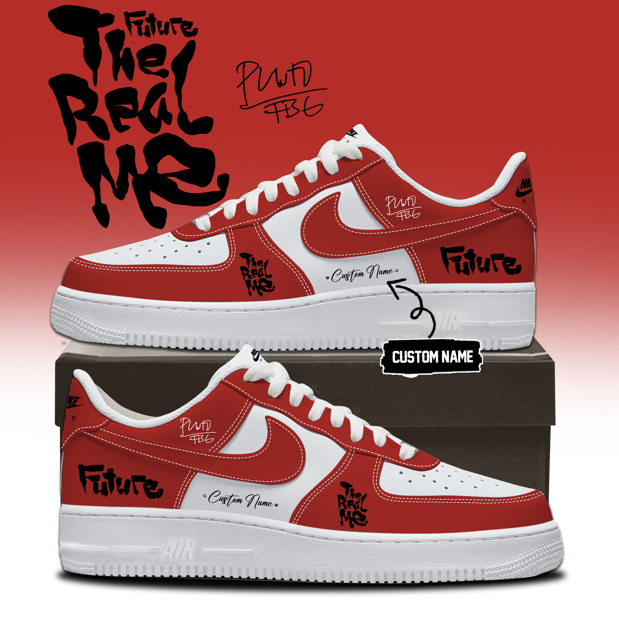 Future THE REAL ME Album Collector Fan Sneakers Gifts For Fans