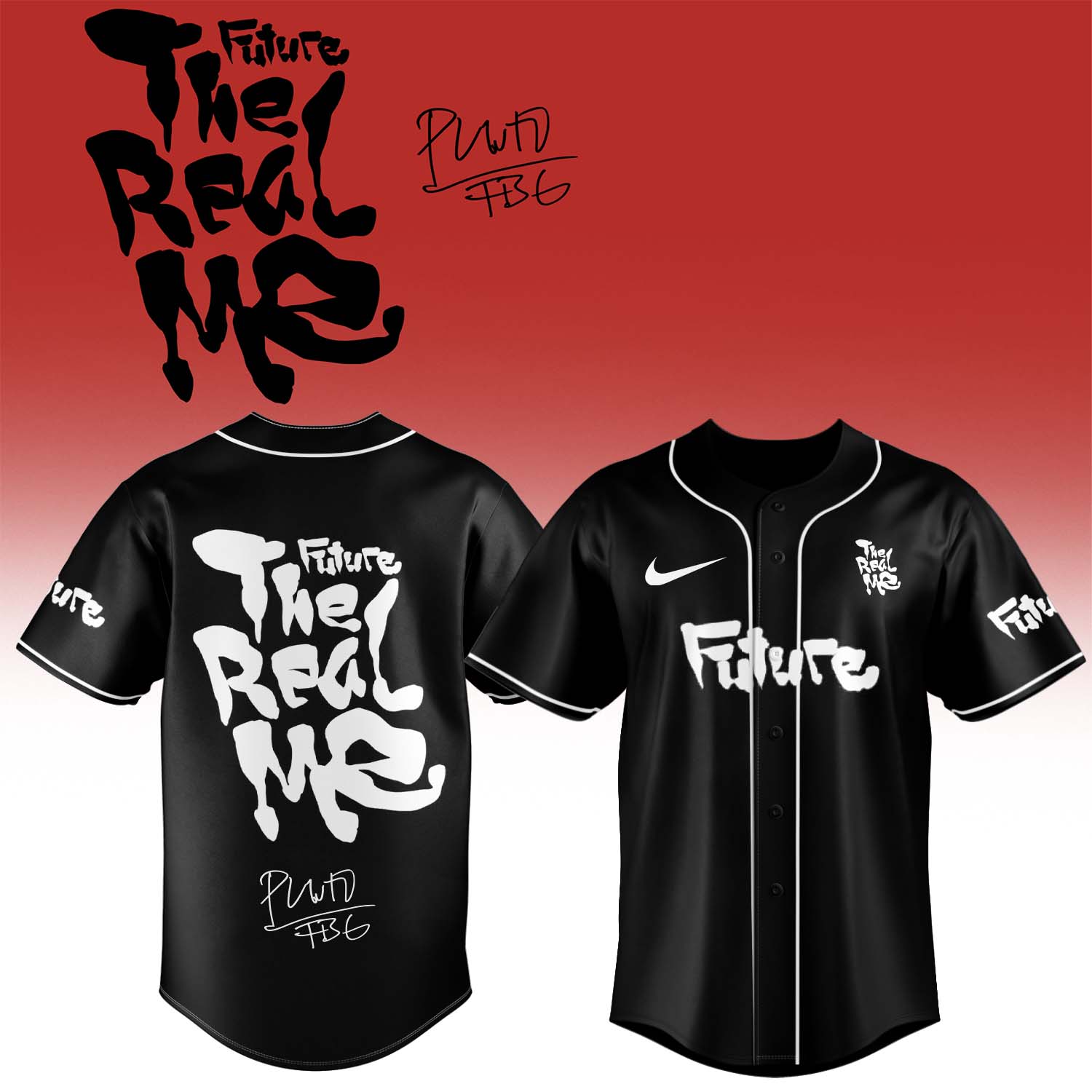 Future THE REAL ME Album Collector Signature Jersey Gifts For Fans