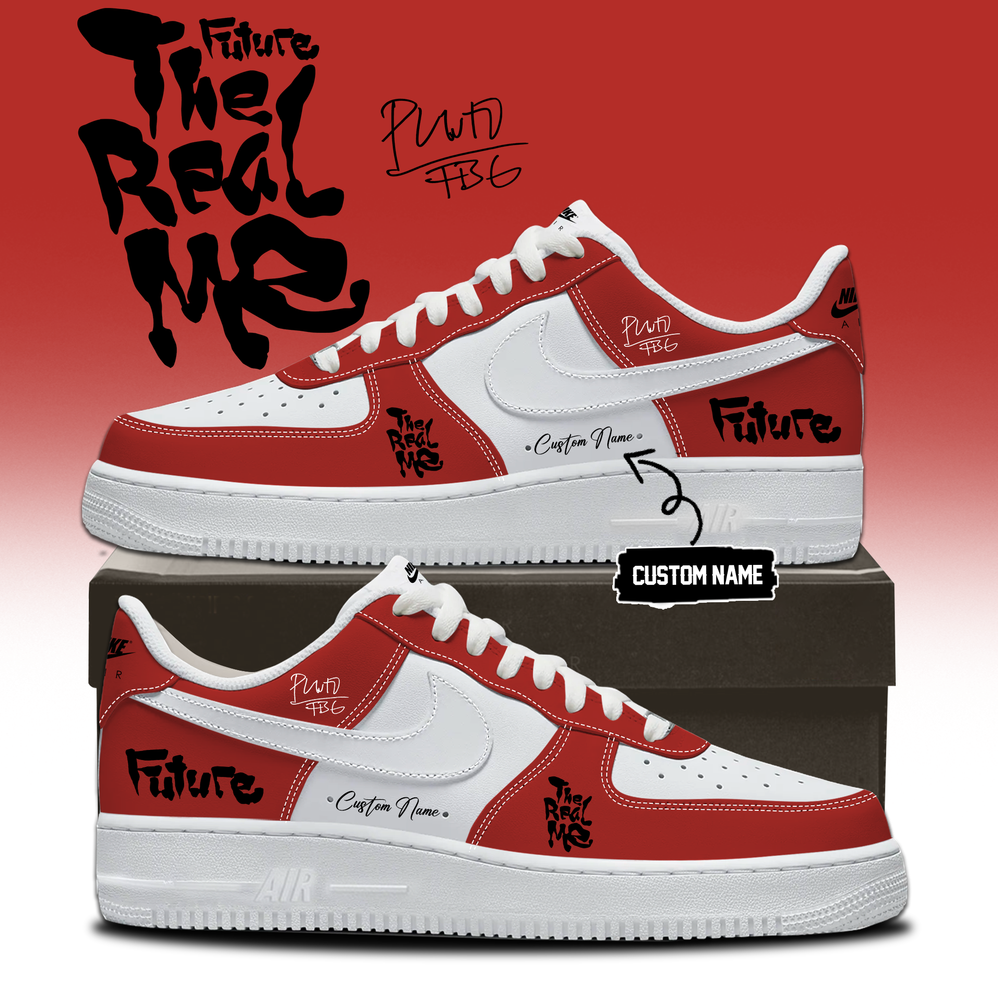 Future THE REAL ME Album Collector Tour Sneakers Collection Gifts For Fans