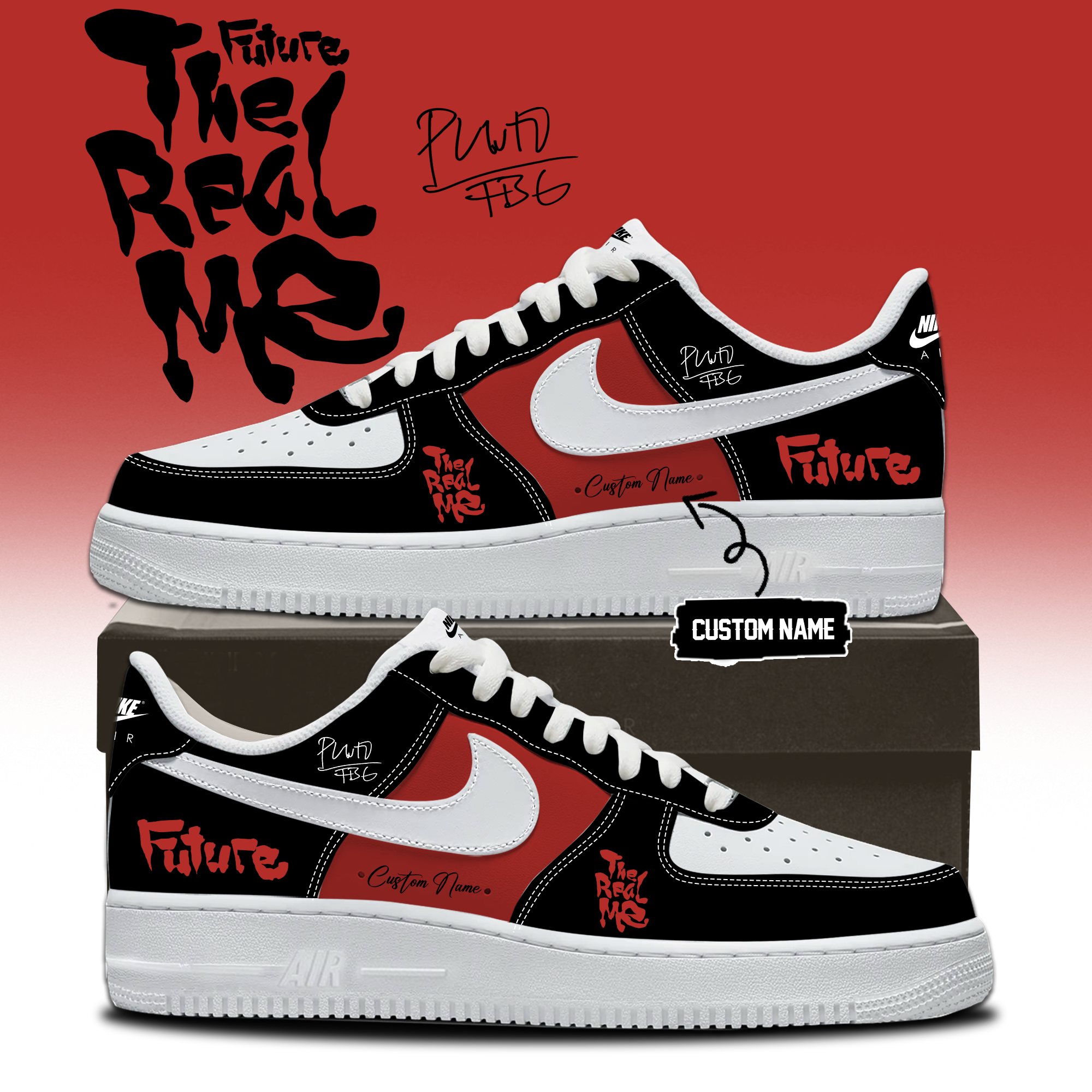 Future THE REAL ME Album Collector Tour Sneakers Gifts For Fans