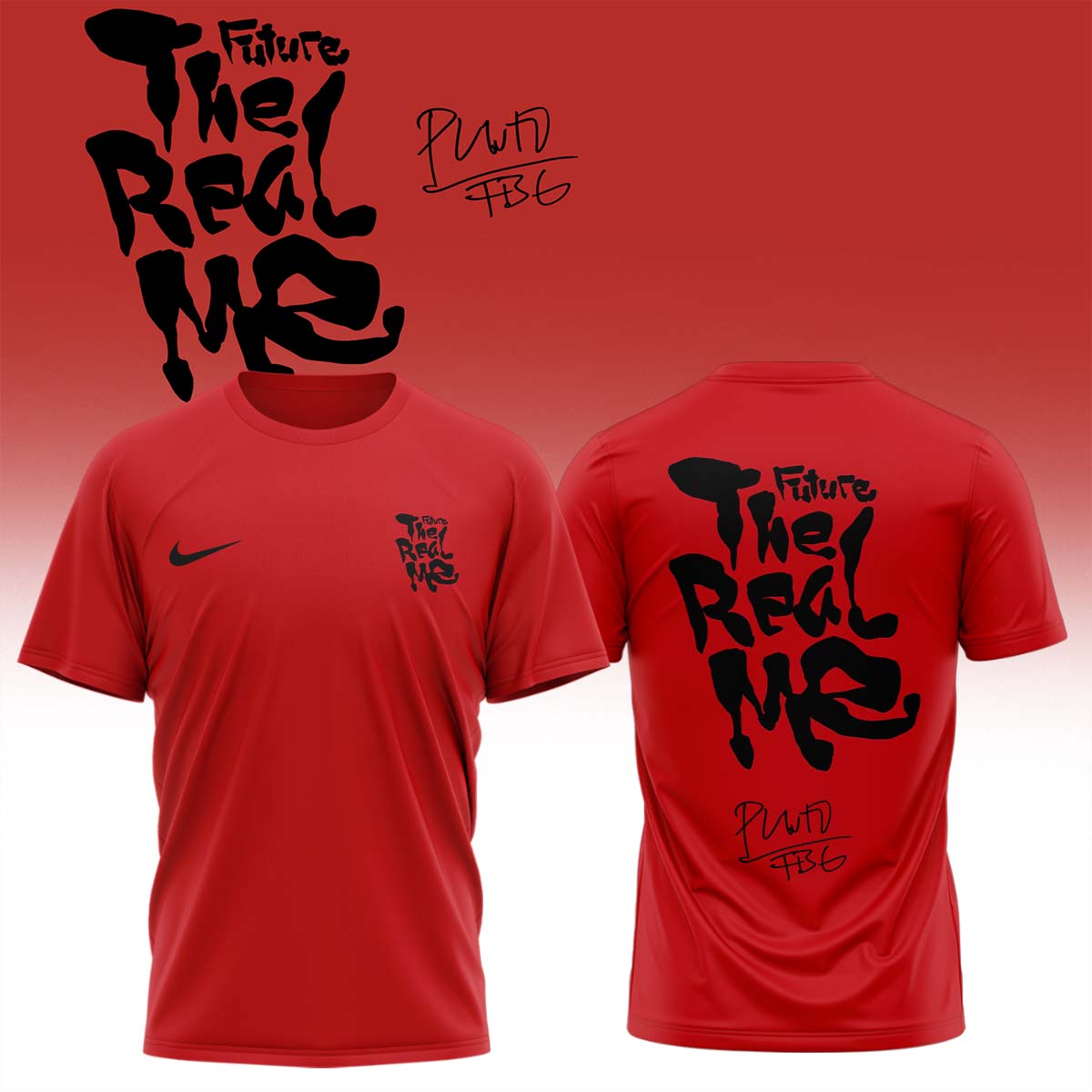 Future THE REAL ME Album Exclusive Fan Graphic T Shirt Gifts For Fans