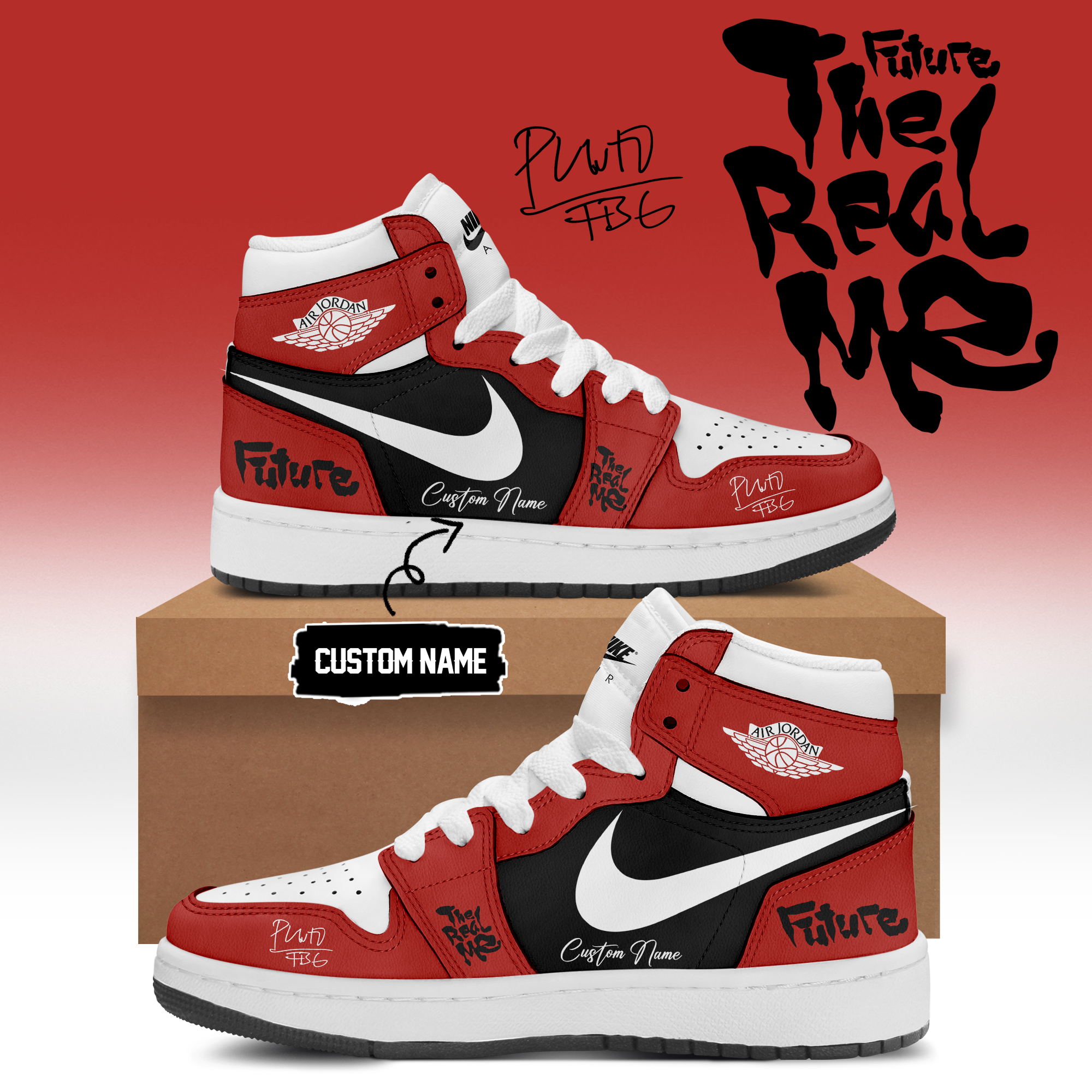 Future THE REAL ME Album Exclusive Signature Sneakers Gifts For Fans