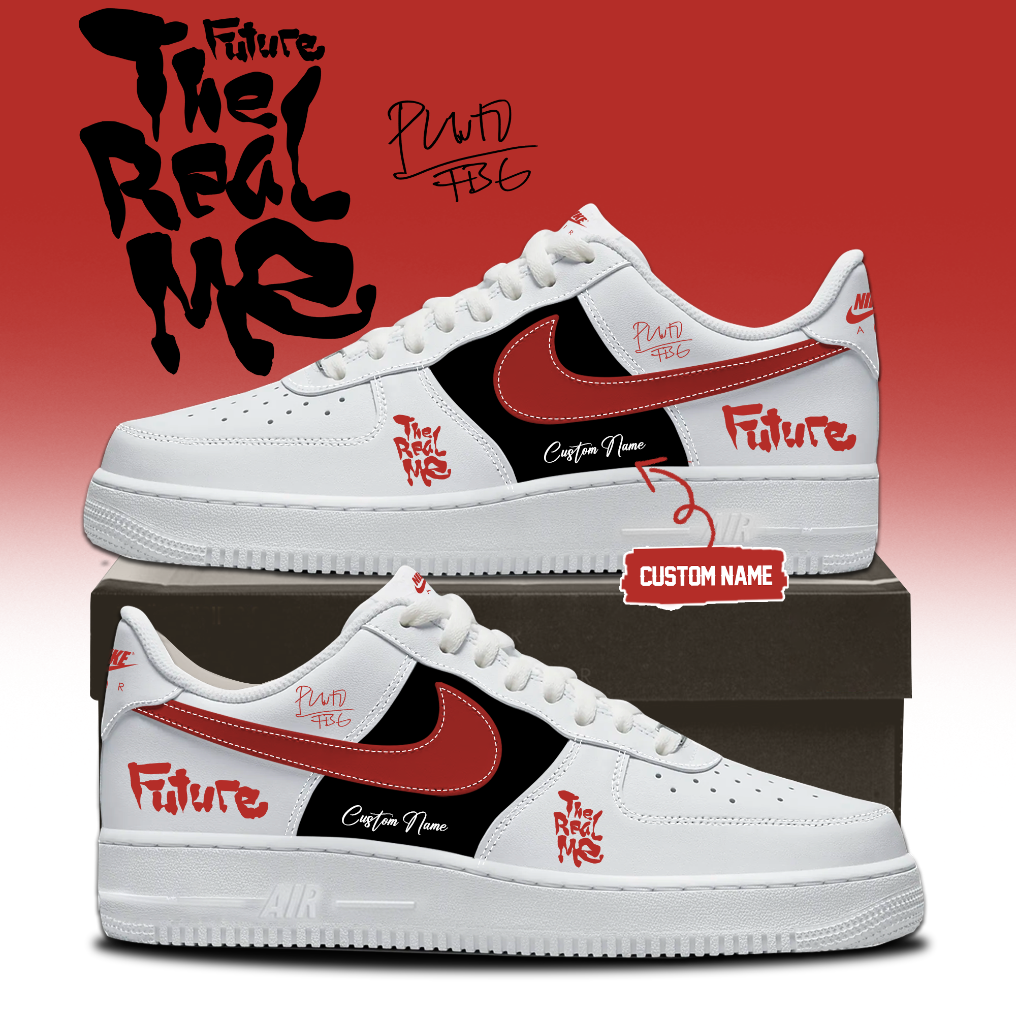 Future THE REAL ME Album Exclusive Tour Sneakers Collection Gifts For Fans