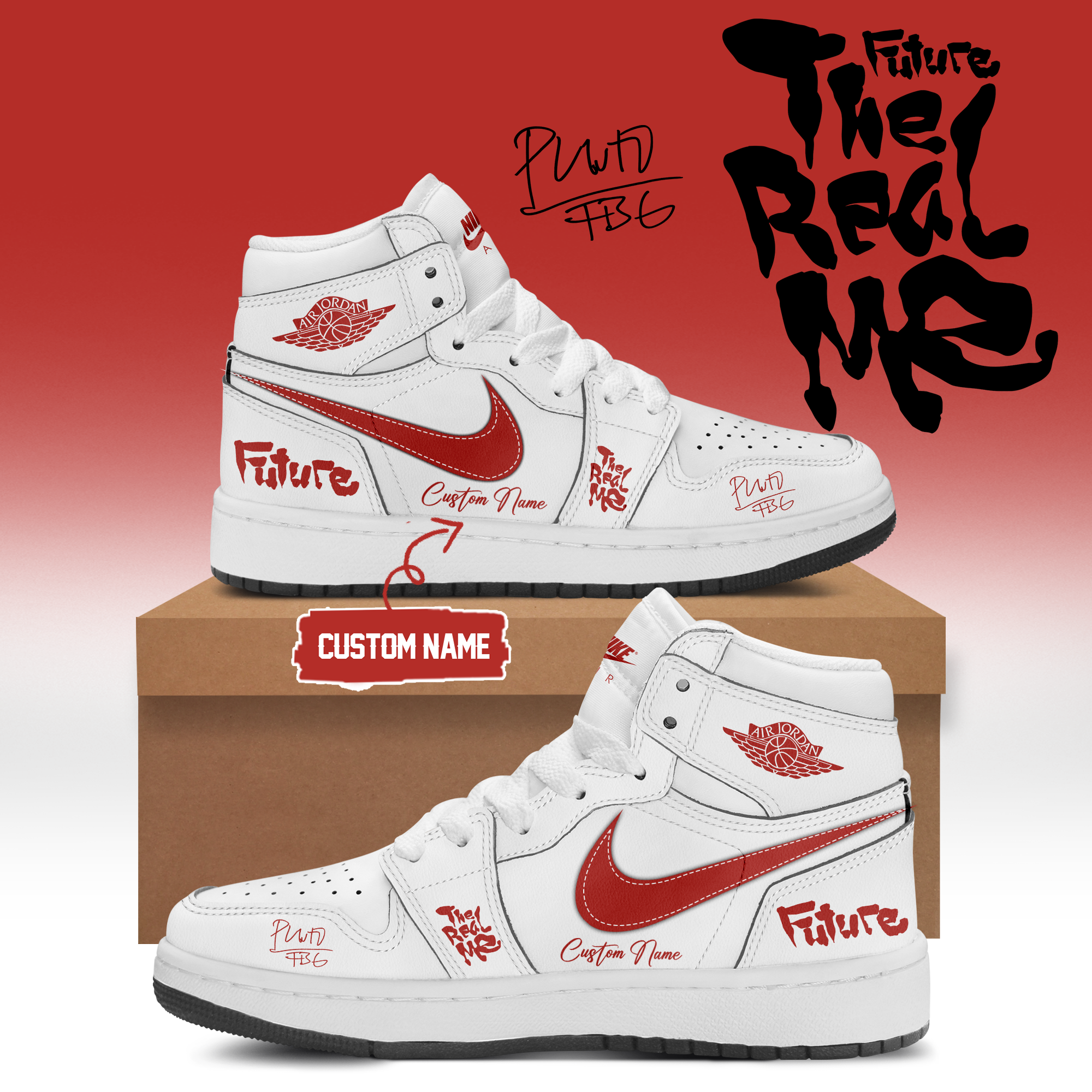 Future THE REAL ME Album Official Collector Sneakers Gifts For Fans
