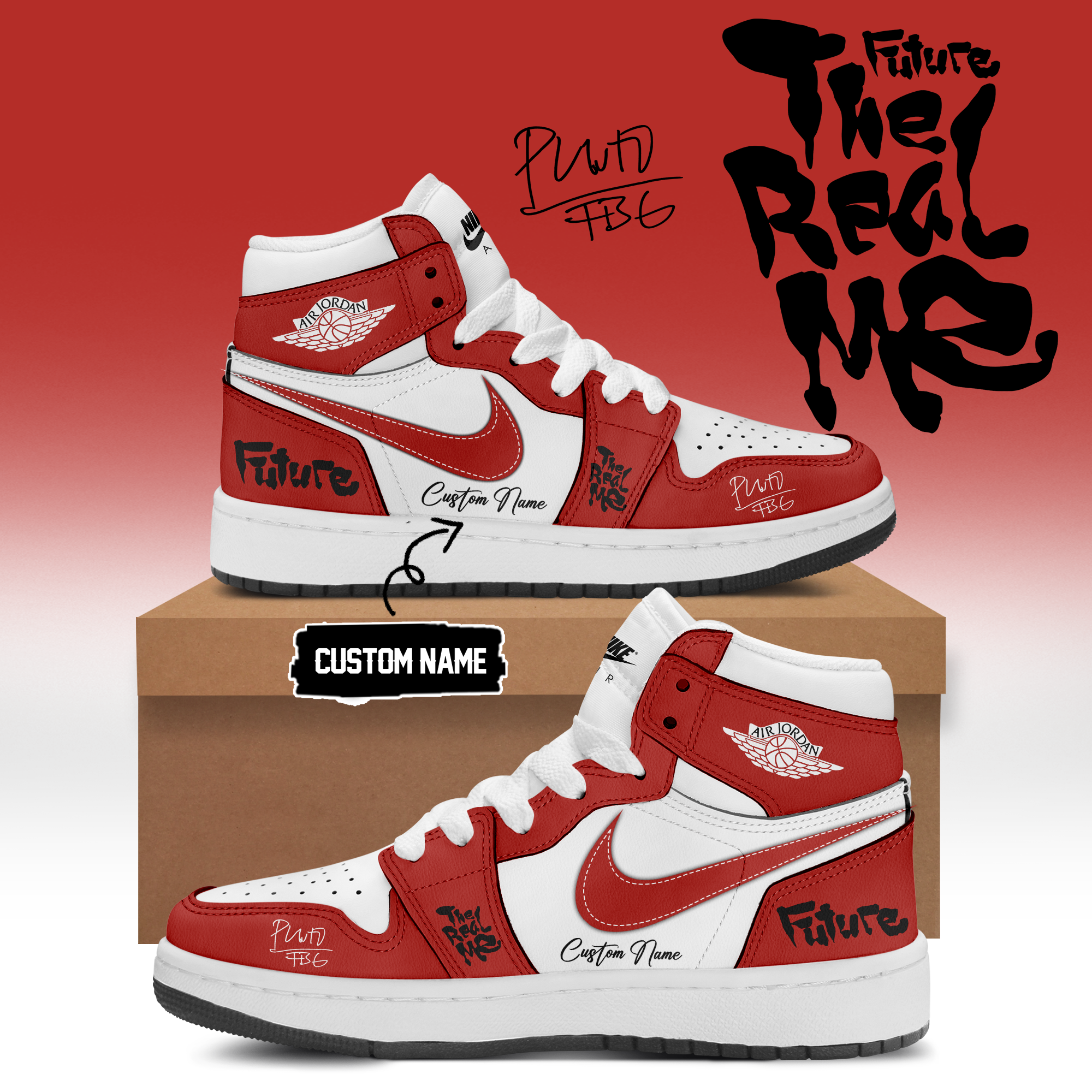 Future THE REAL ME Album Official Fan Sneakers Collection Gifts For Fans
