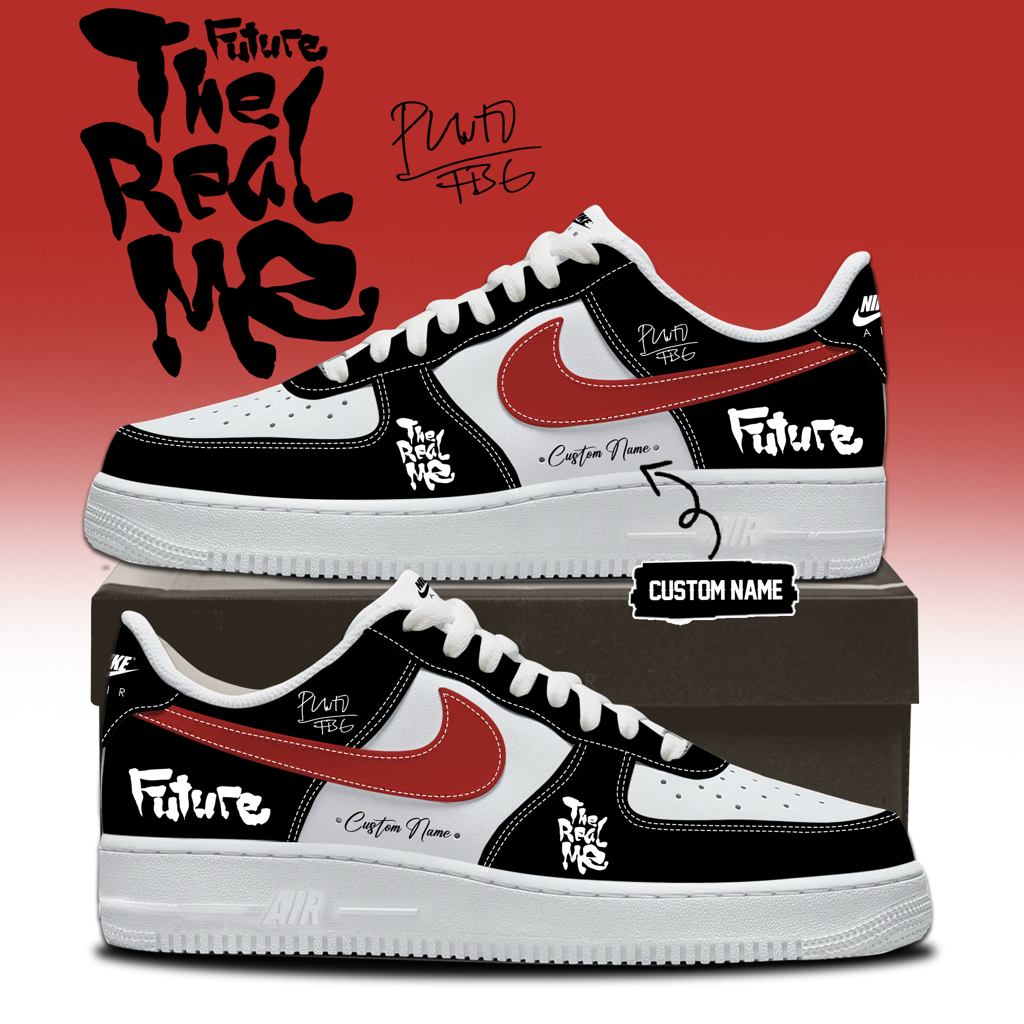Future THE REAL ME Album Official Merchandise Sneakers Gifts For Fans